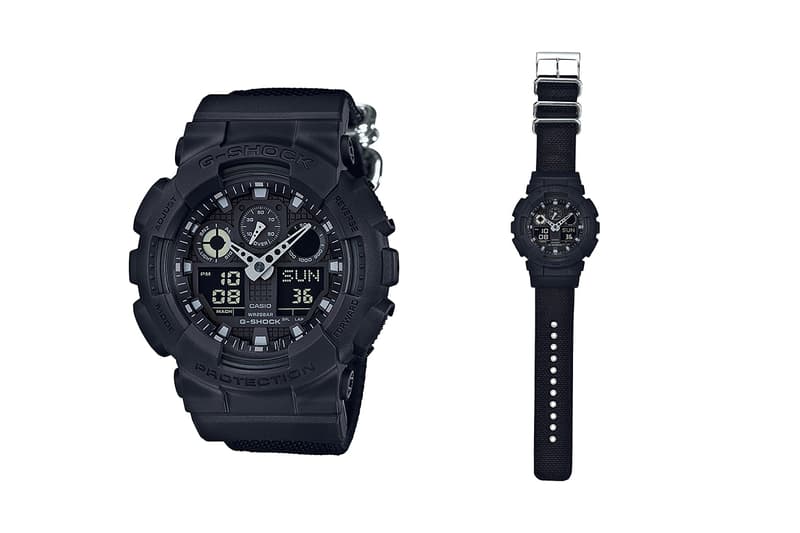 Casio GSHOCK "Military Black" Collection Hypebeast