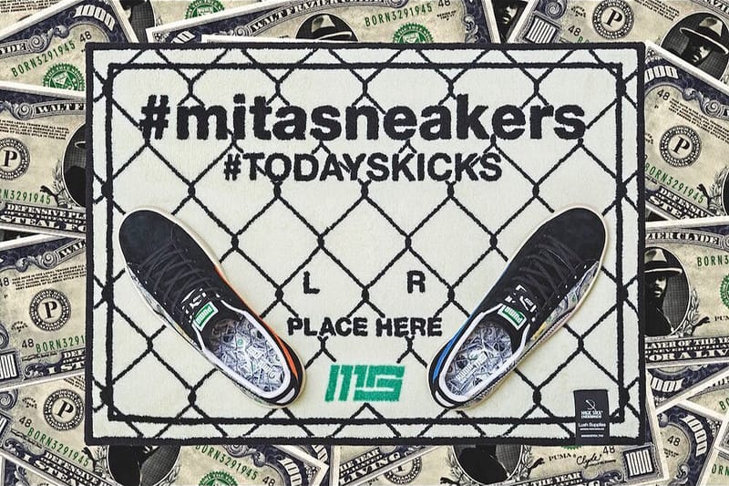 mita sneakers x PUMA Clyde & MAGIC STICK #todayskicks Tag Mat