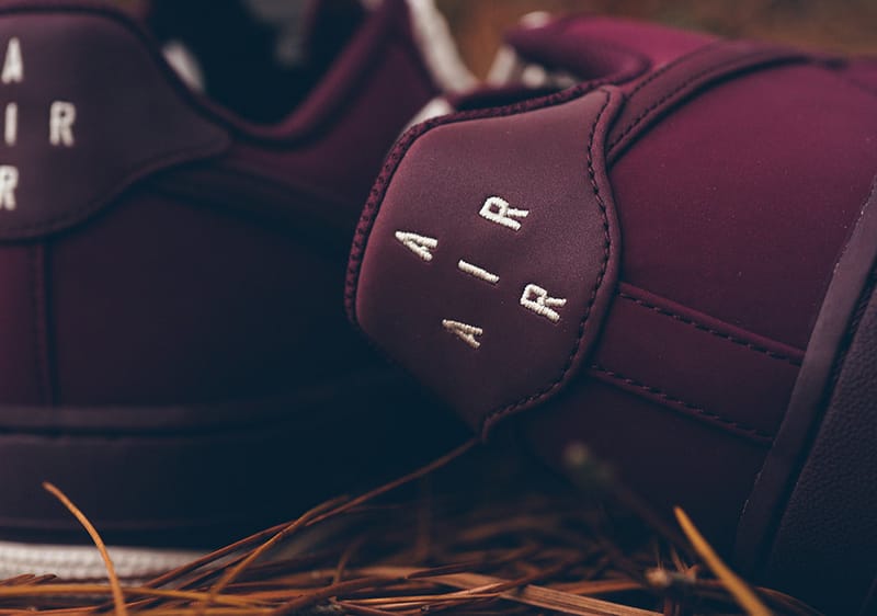 Nike air force shop 1 low night maroon