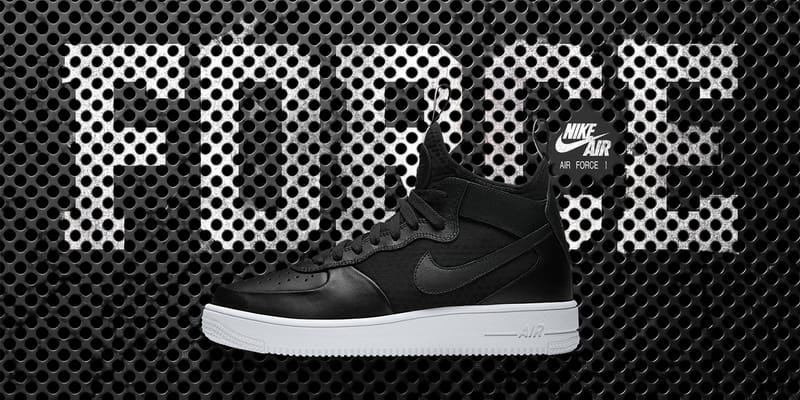 Nike air force 1 ultraforce best sale mid black