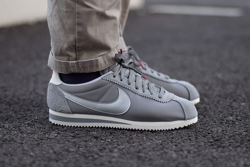 Gray best sale cortez shoes