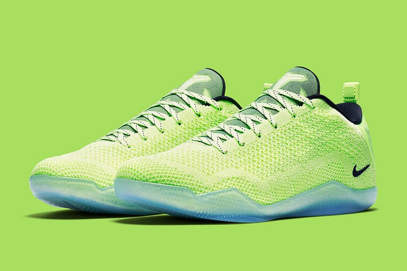 Kobe 11 elite green glow hotsell