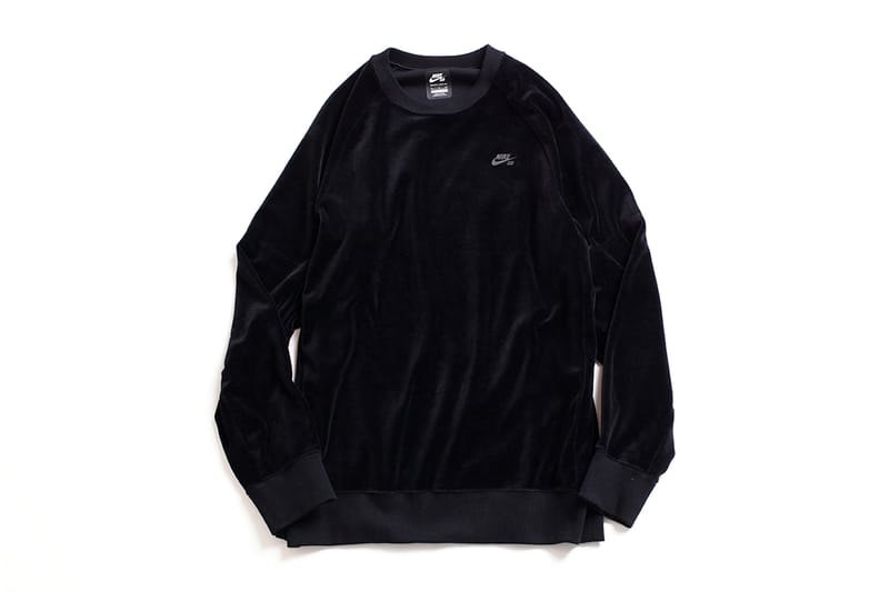 Nike SB Black Velvet Pullover Ron Herman Exclusive | Hypebeast