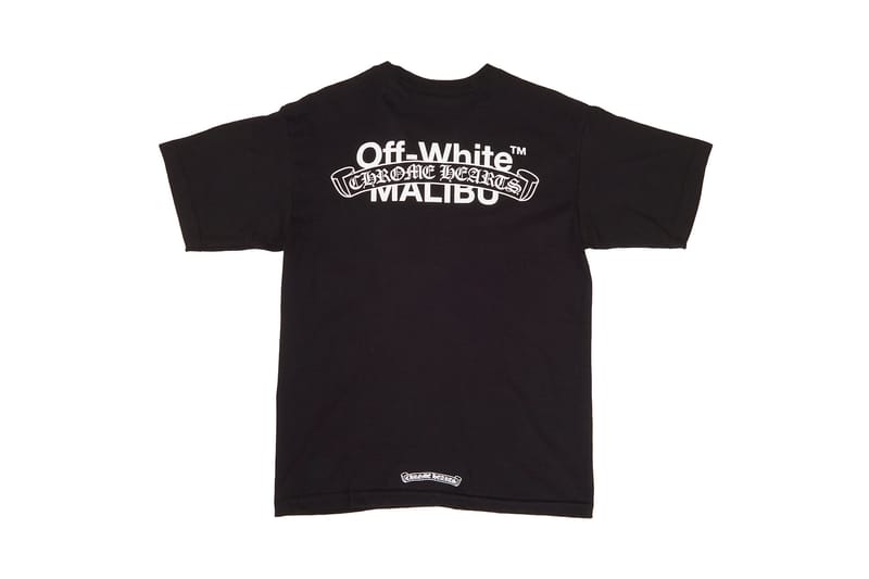 Off white chrome discount hearts tee tokyo