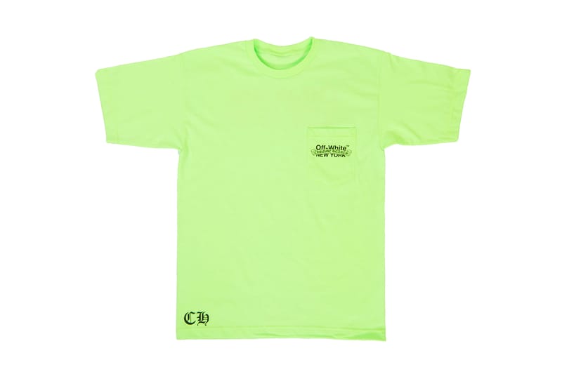 Off white 2024 neon green shirt