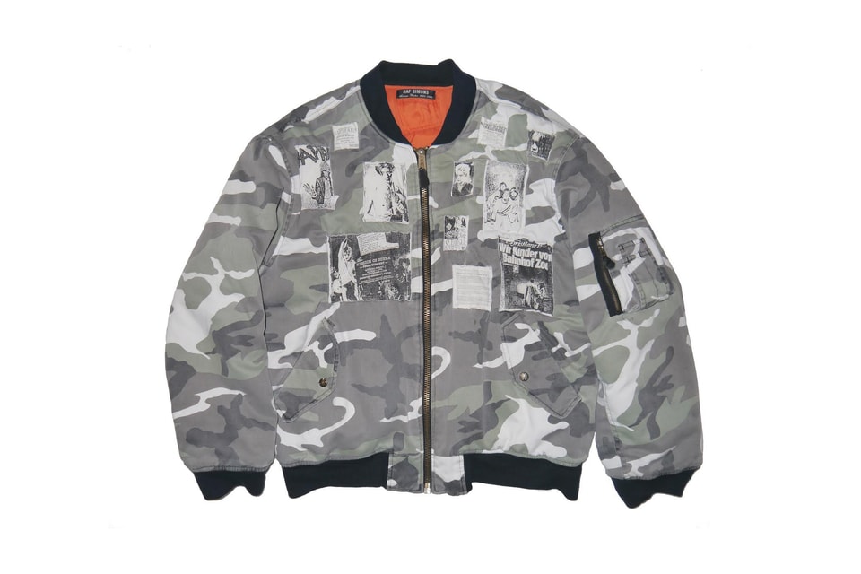Raf Simons Riot Riot Riot Bomber Jacket from 2001 Fall Winter on Sale ...