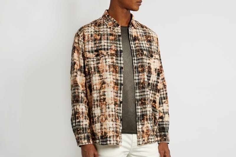 Saint laurent 2025 bleached flannel