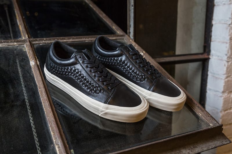 Woven leather clearance vans