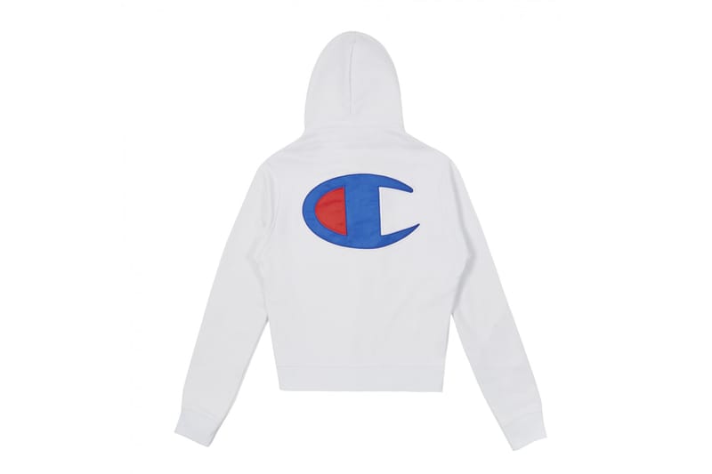 Champion sweater hotsell big logo marketing