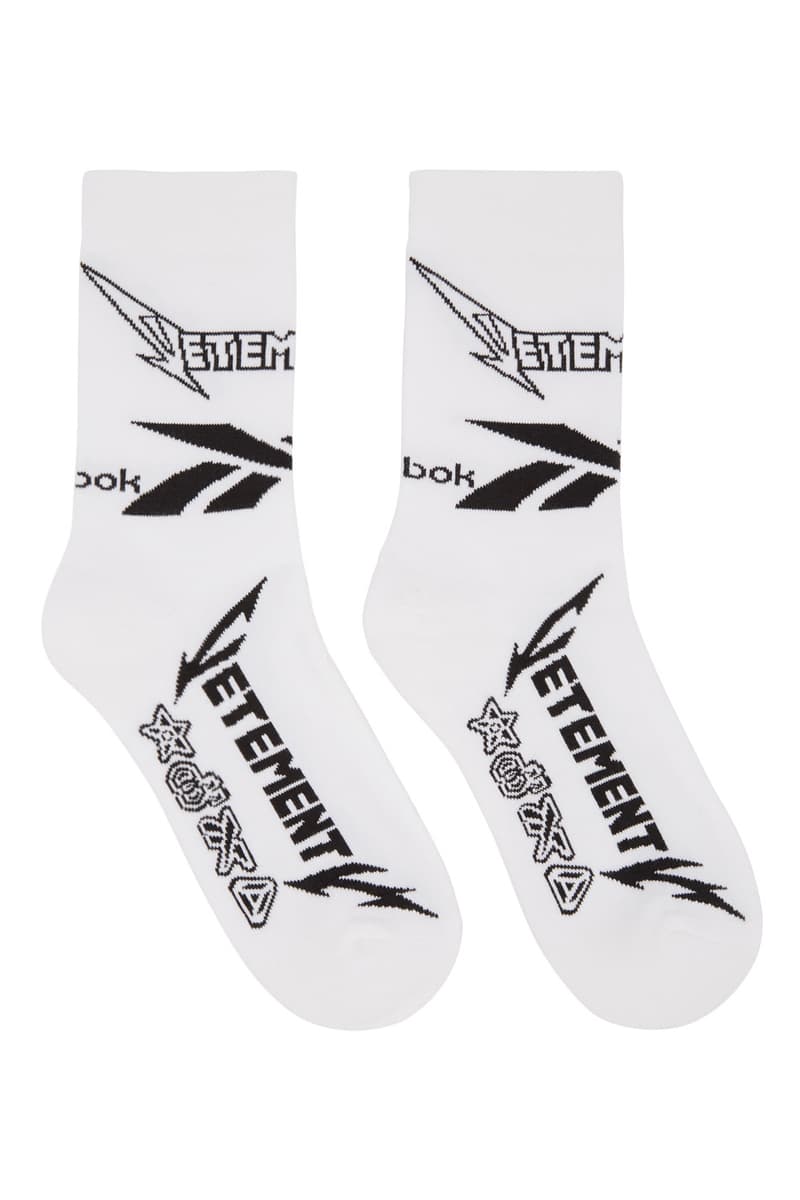 Vetements x Reebok Release Sock Collection Hypebeast