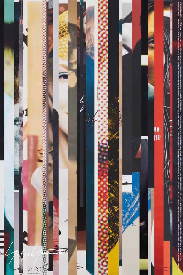 an exhibition triptych yohji yamamoto