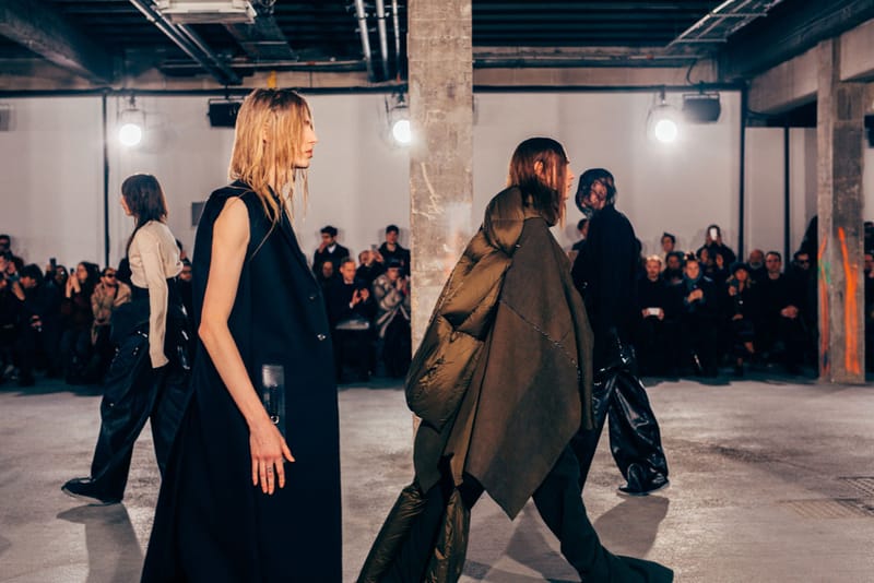 Rick Owens 2017 Fall Winter Presentation Front Row View Hypebeast