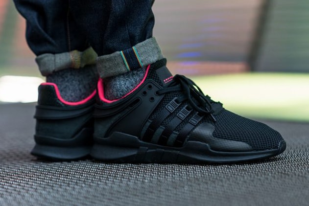 adidas EQT Support ADV Drops in Core Black Turbo Red | Hypebeast