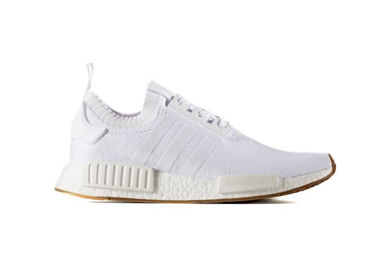 All white nmd primeknit sale