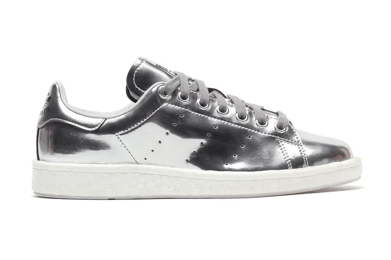 Stan smith metallic outlet silver