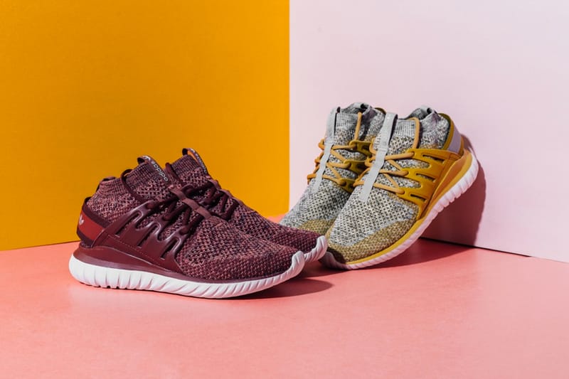 Adidas originals tubular nova shop primeknit colorway in maroon