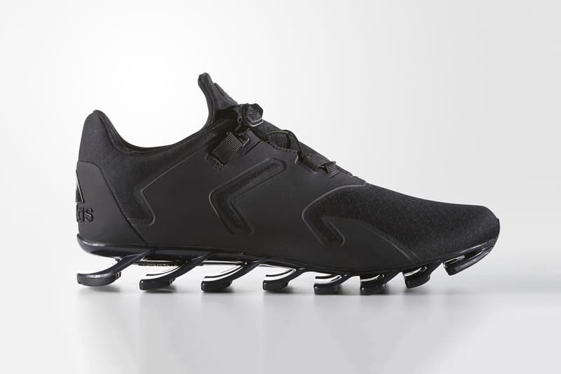 adidas Springblade Solyce Triple Black Sneaker | Hypebeast