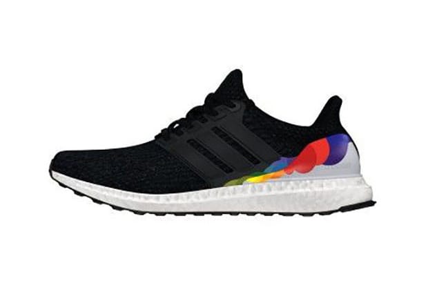 Ultra boost shop rainbow heel