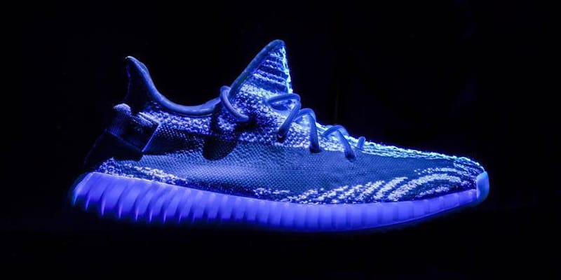 Yeezy cheap glow shoes