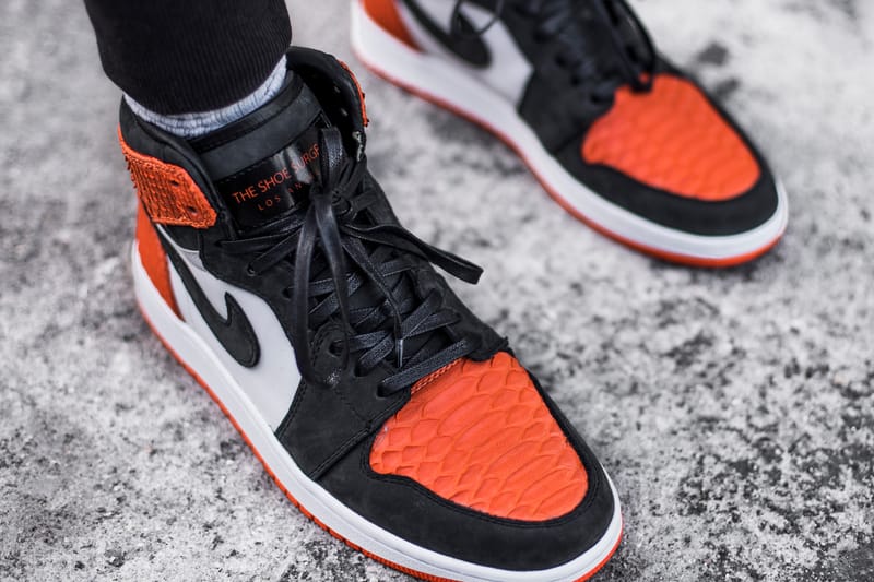 Jordan 1 shattered hot sale backboard custom