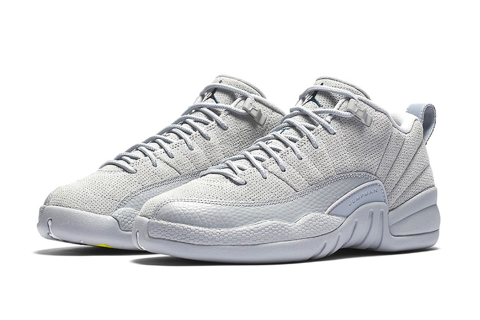 low top 12 grey