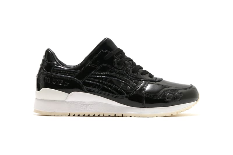 Asics gel lyte iii leather black sale