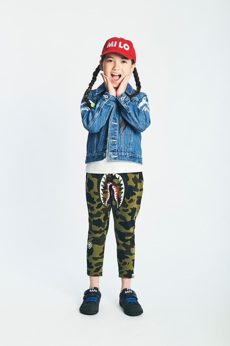 kids bape pants