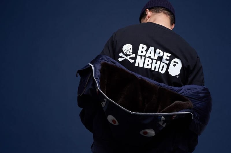 Bape x neighborhood hoodie hot sale