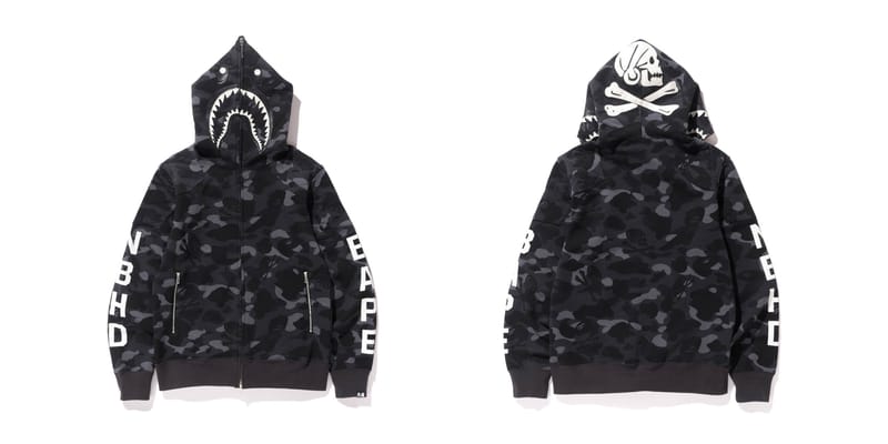 Hoodie bape x neighborhood best sale