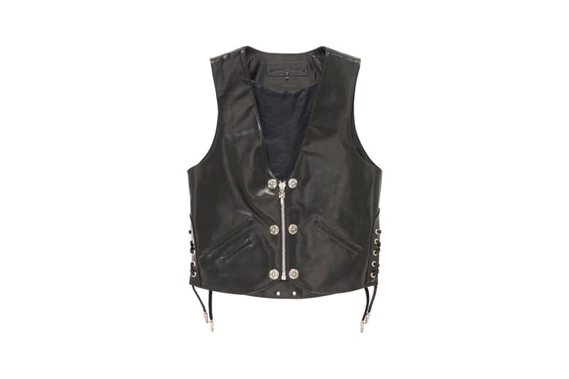 Chrome hearts hot sale leather vest