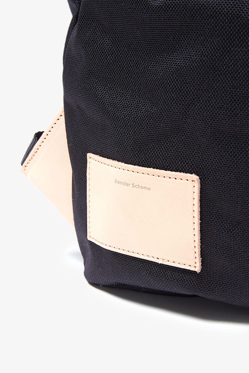 Hender Scheme CORDURA Backpacks With Zip-Off Pouches in Black and