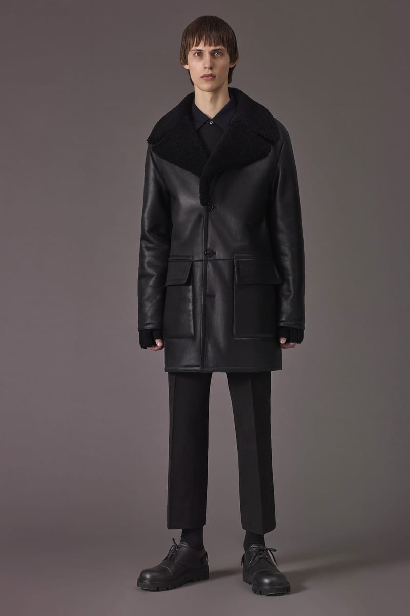 Jil sander 2024 shearling coat