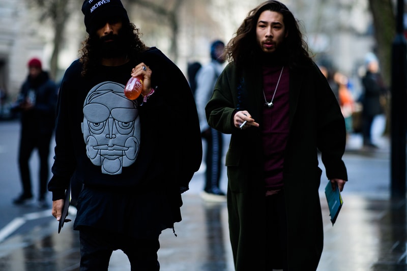 London Fashion Week 2017 Fall/Winter Men's Day 4 Streetsnaps | Hypebeast