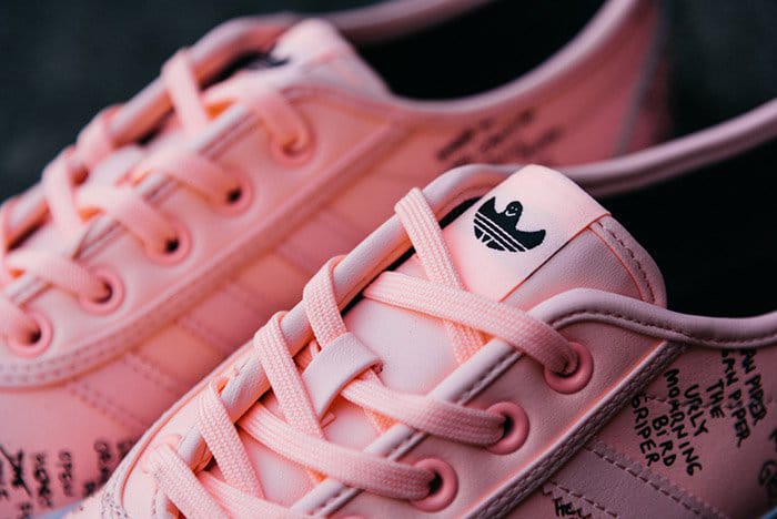 Mark Gonzales Redesigns the adidas Adi-Ease in Coral | Hypebeast