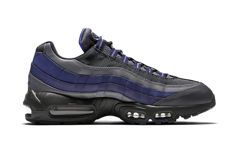 Air max 95 black blue clearance grey