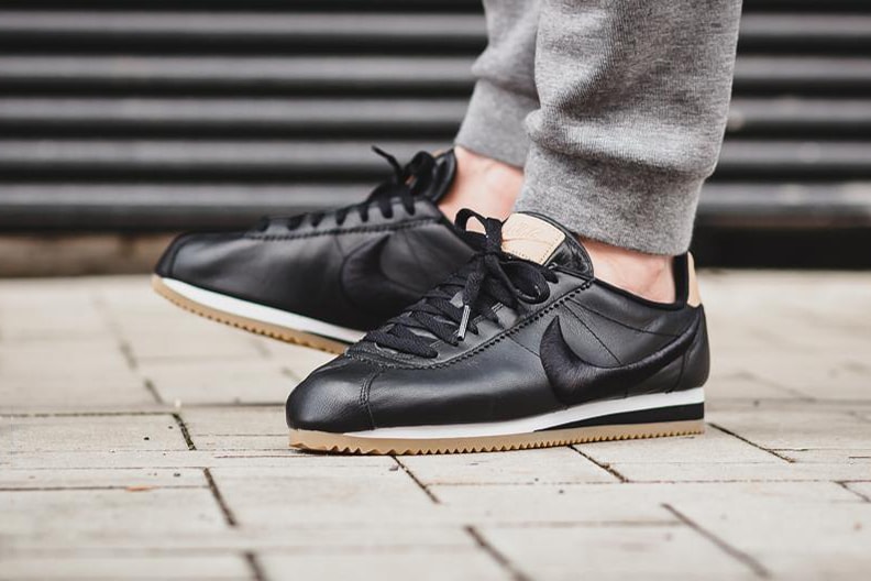 Nike Gives Classic Cortez Premium Black and Gum Treatment | Hypebeast