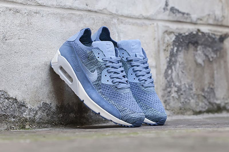 Air max sale 90 flyknit blue