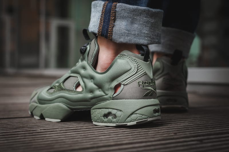 Reebok classic nylon hot sale hunter green