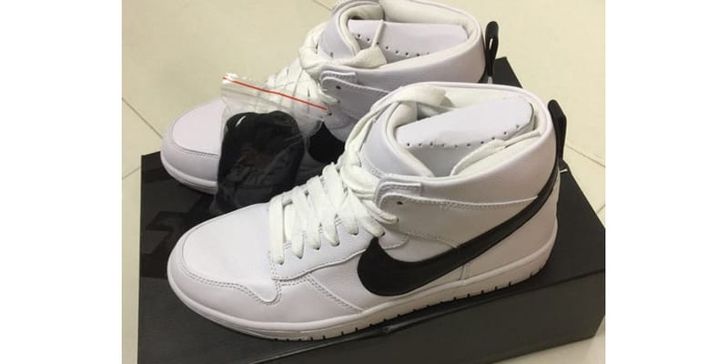 Nike × RICCARDO TISCI Dunk LUX/RT Nike RT x Leather Riccardo Tisci Dunk Lux Chukka Men's UK11/ US12
