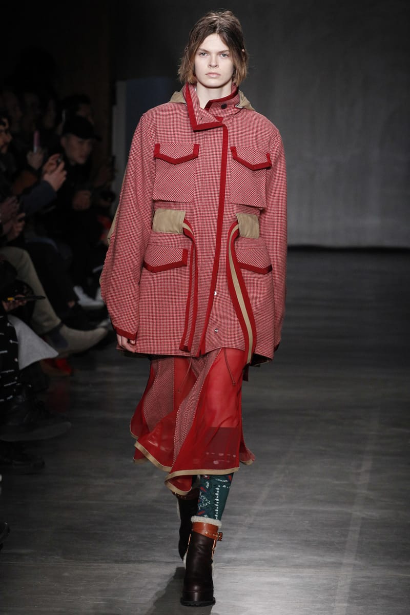 sacai 2017 Fall Winter Collection Featuring The North Face