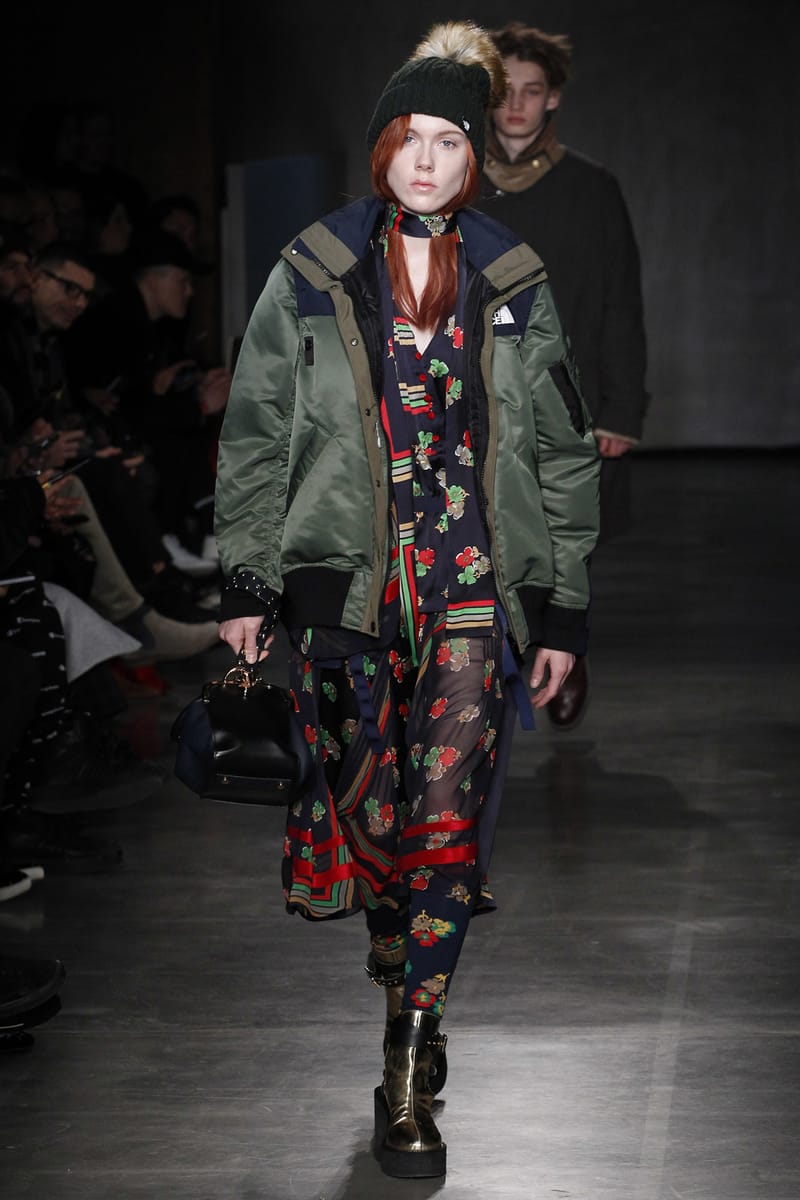 sacai 2017 Fall Winter Collection Featuring The North Face