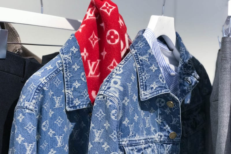 Supreme louis hotsell vuitton winter jacket