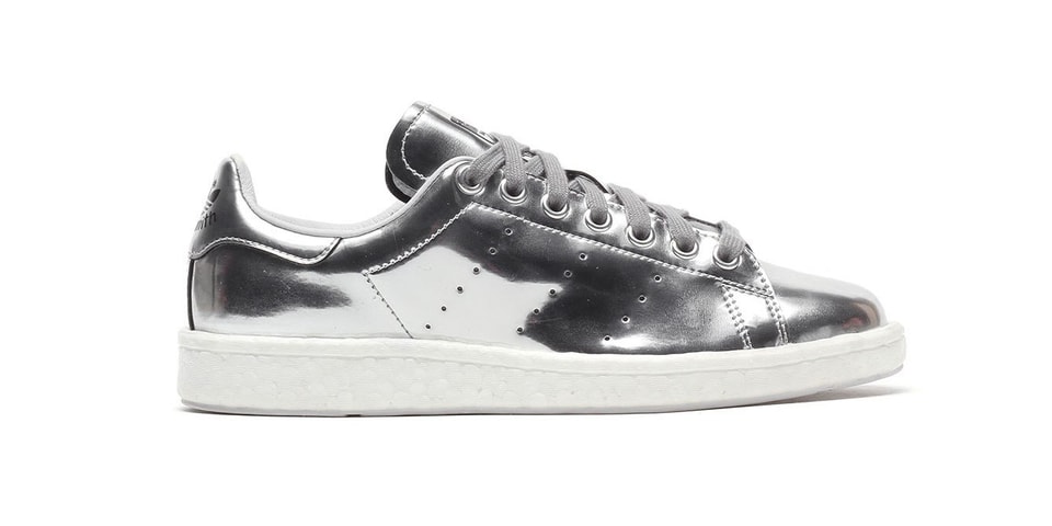 adidas Originals Stan Smith BOOST Metallic Silver Sneaker | Hypebeast