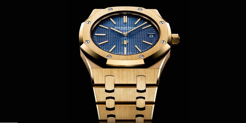Ультратонкие часы Audemars Piguet Royal Oak теперь доступны в цвете желтого золота