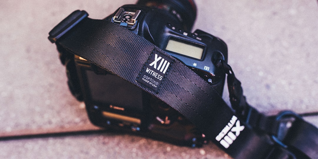 DSPTCH и XIII Witness выпустили капсульную коллекцию ремней для фотокамеры