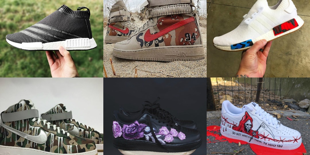 10 Special Custom Sneaker Releases Unveiled Via Instagram This Week ...