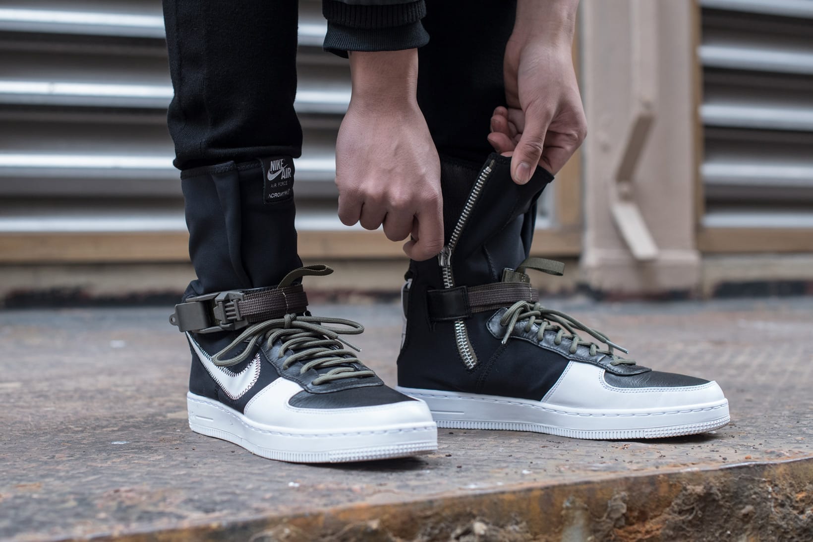 Closer Look Release Info for ACRONYM x NikeLab AF1 Downtown Hi ...