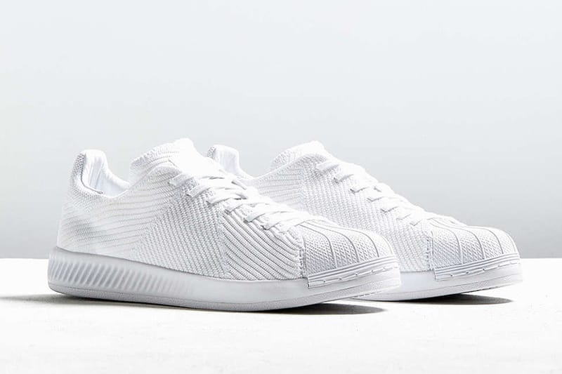 adidas Originals Superstar BOOST Gets a Triple White Primeknit