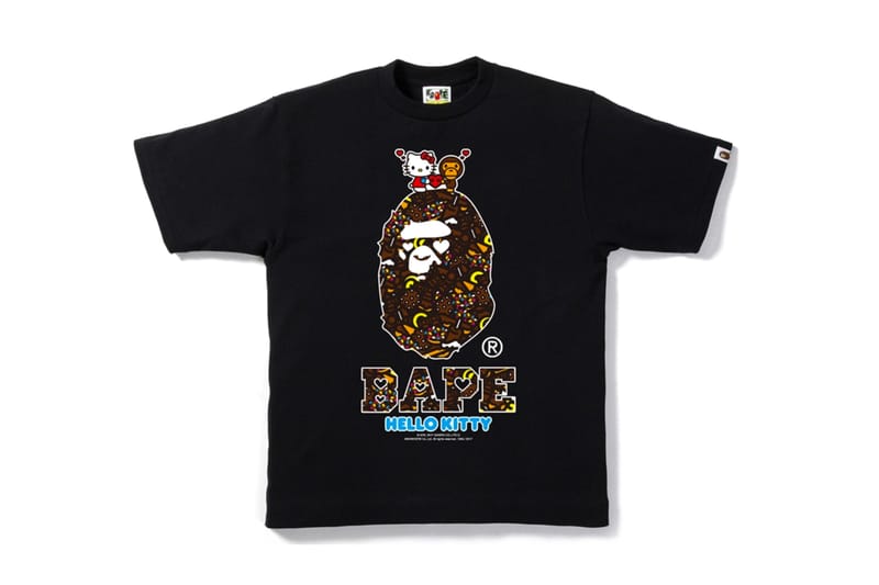 【希少・日本製】A BATHING APE × HELLO KITTY M Sanrio Hello Kitty x BAPE A Bathing Ape Bapesta Sneakers US size