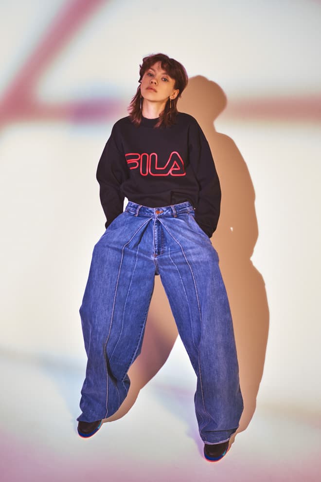 fila white line collection